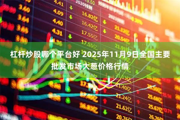 杠杆炒股哪个平台好 2025年11月9日全国主要批发市场大葱价格行情