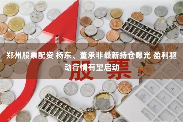 郑州股票配资 杨东、董承非最新持仓曝光 盈利驱动行情有望启动